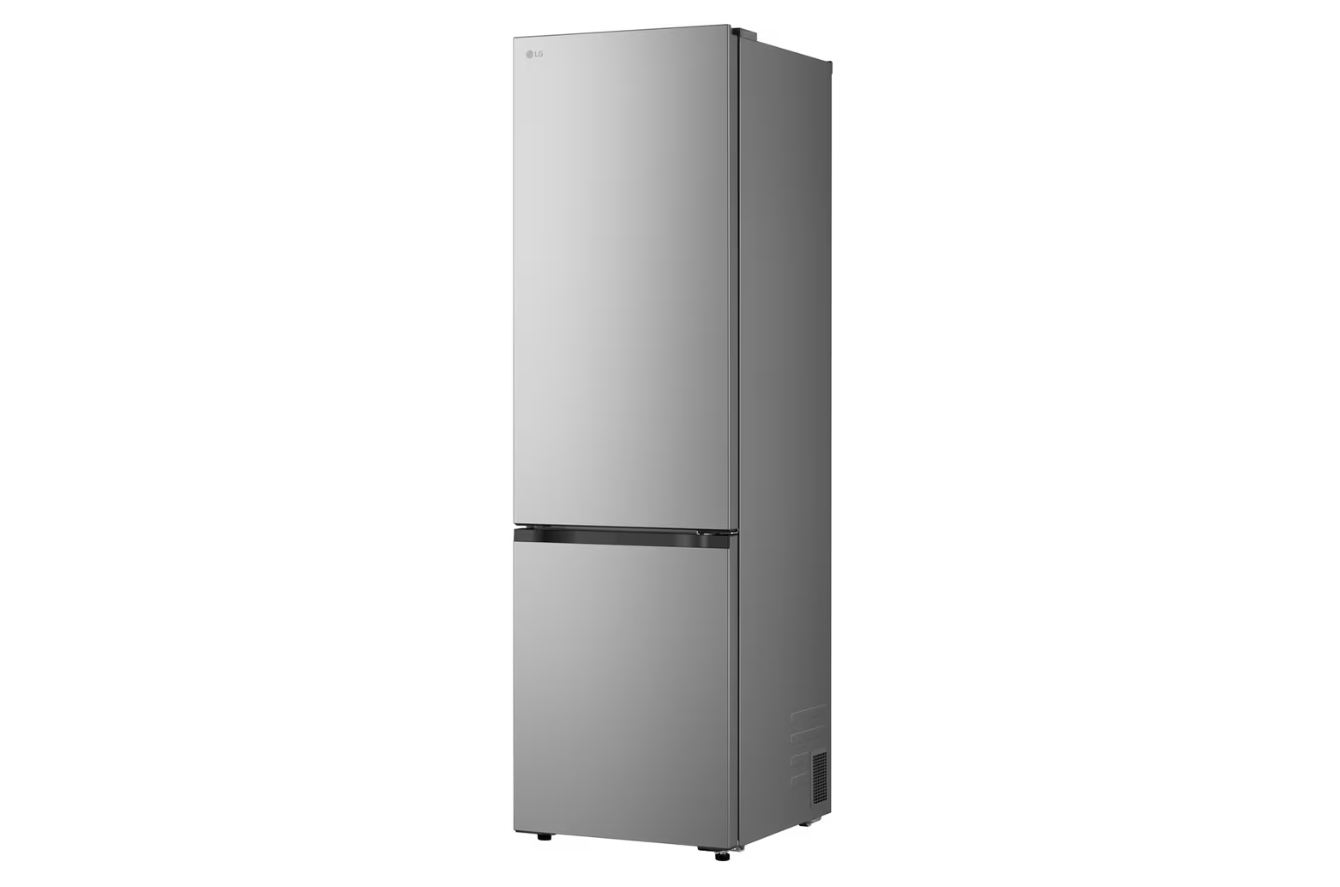 LG Refrigerator | GBBSJ10EPY | Energy efficiency class E | Free standing | Combi | Height 186 cm | No Frost system | Fridge net capacity 220 L | Freezer net capacity 113 L | Display | 35 dB | Prime Silver - Image 2
