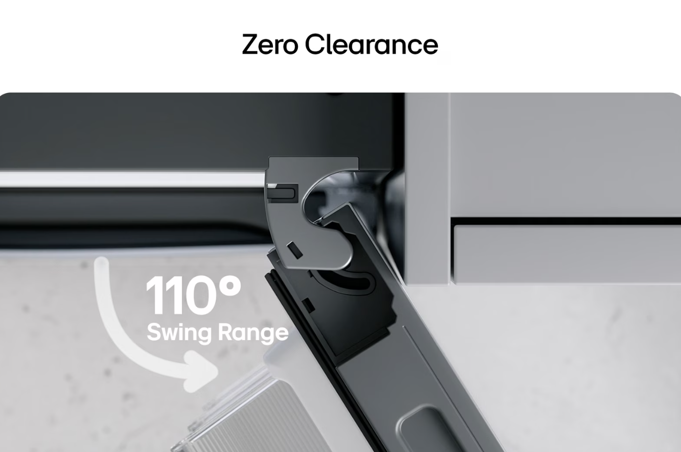 LG Refrigerator | GBBSJ10EPY | Energy efficiency class E | Free standing | Combi | Height 186 cm | No Frost system | Fridge net capacity 220 L | Freezer net capacity 113 L | Display | 35 dB | Prime Silver - Image 8