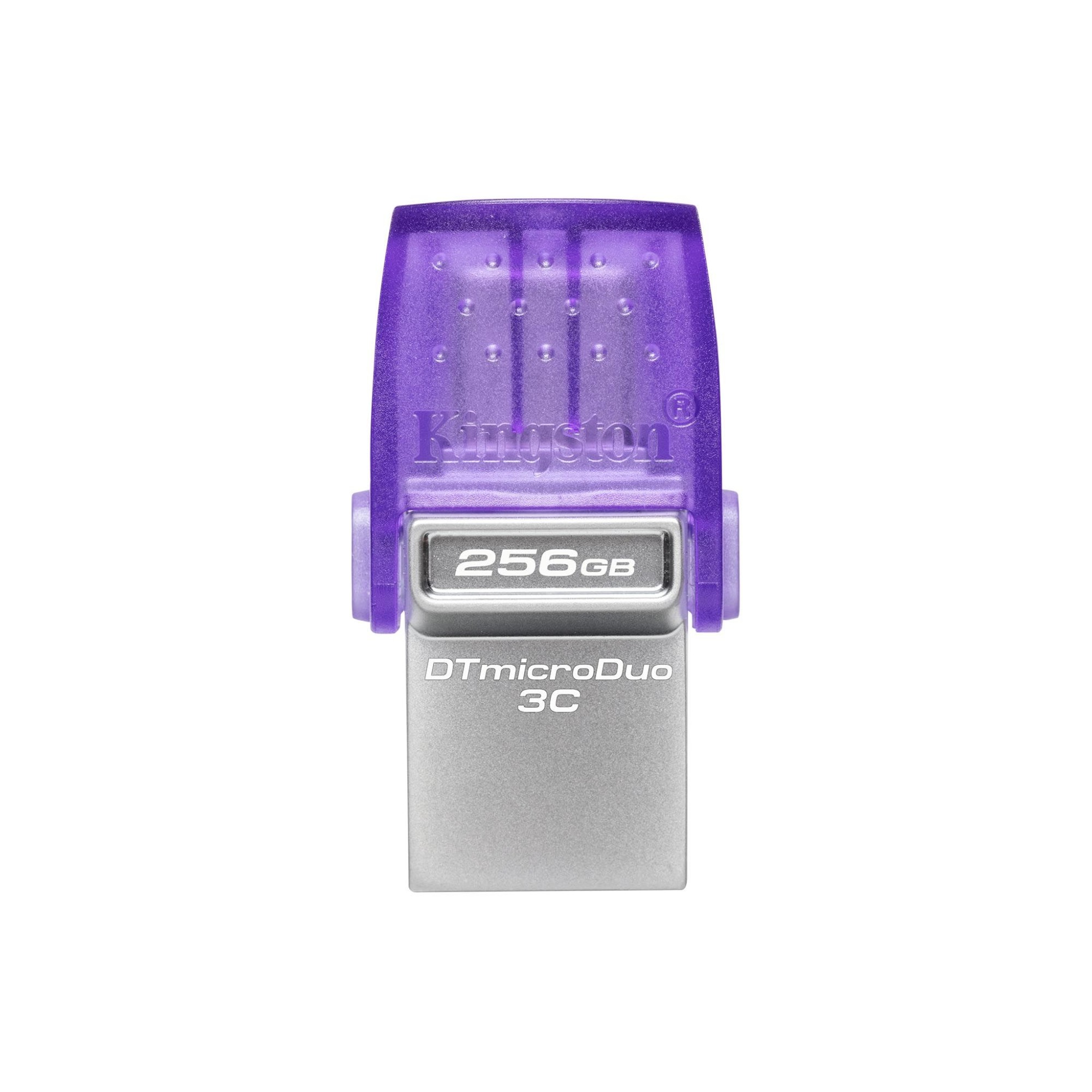 Kingston | DataTraveler | DT Micro Duo 3C | 256 GB | USB Type-C and Type-A | Purple