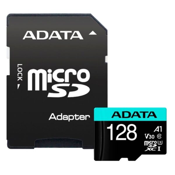 ADATA | Premier Pro | UHS-I U3 | 128 GB | micro SDXC | Flash memory class 10 | with Adapter