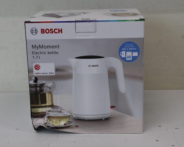SALE OUT. Bosch TWK2M161 MyMoment Kettle, 1.7 L, 2400 W, White | Bosch Kettle | TWK2M161 MyMoment | Electric | 2400 W | 1.7 L | Plastic | 360° rotational base | White | DAMAGED PACKAGING