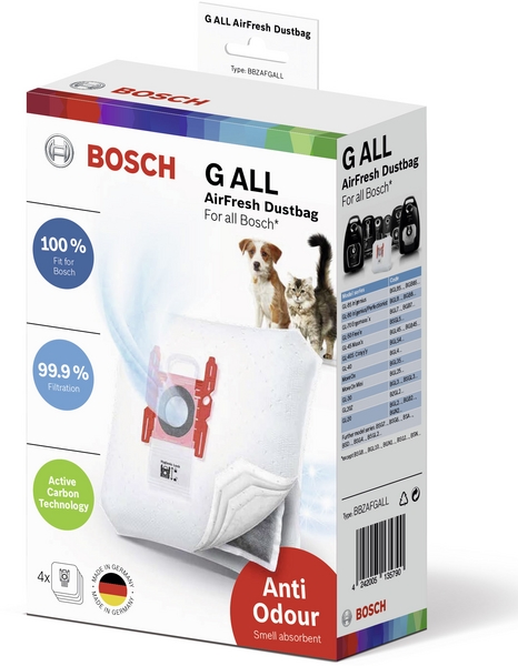Bosch | AirFresh GALL Vacuum cleaner bag | BBZAFGALL | White - Image 4