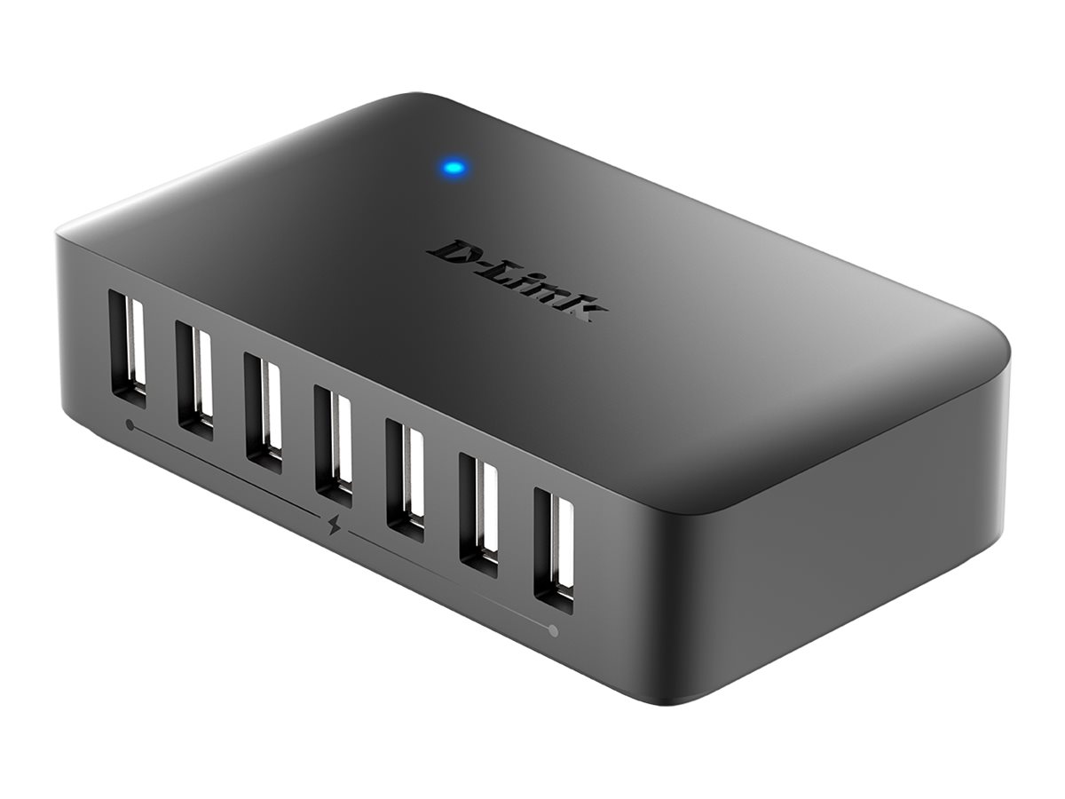 D-Link | 7-Port USB 2.0 Hub | DUB-H7/E | USB Hub - Image 3