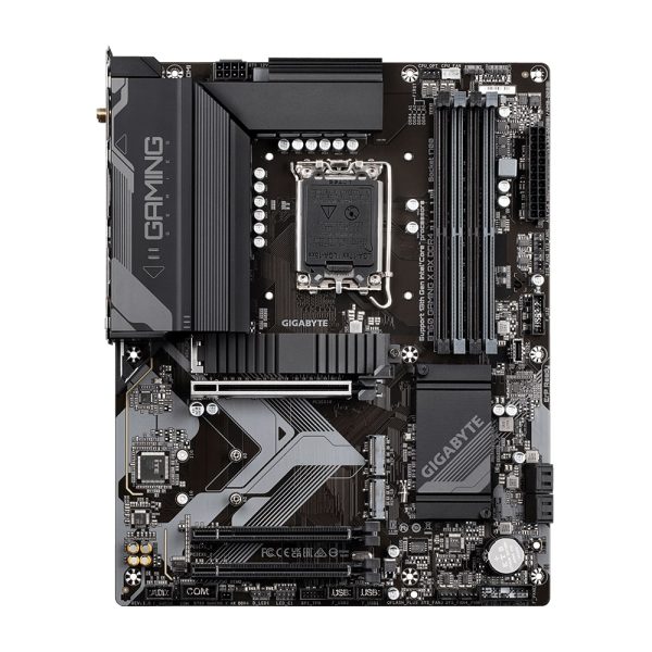 Gigabyte | B760 GAMING X AX DDR4 1.0 M/B | Processor family Intel | Processor socket LGA1700 | DDR4 DIMM | Memory slots 4 | Supported hard disk drive interfaces SATA, M.2 | Number of SATA connectors 4 | Chipset Intel B760 Express | ATX