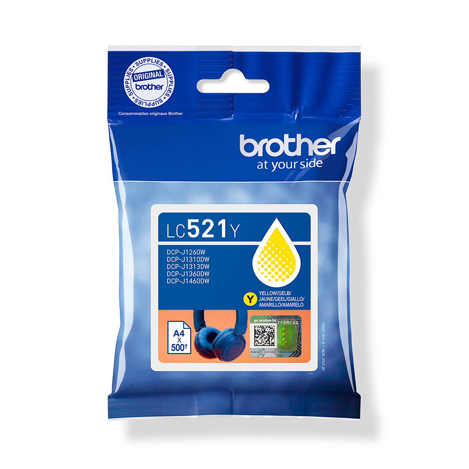 Brother LC521Y | Ink Cartridges | Yellow - Image 7