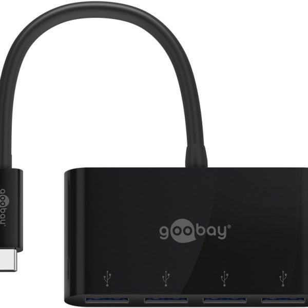 Goobay | 4-Port USB-C Multiport Adapter | 61073 | Type-C | USB-A