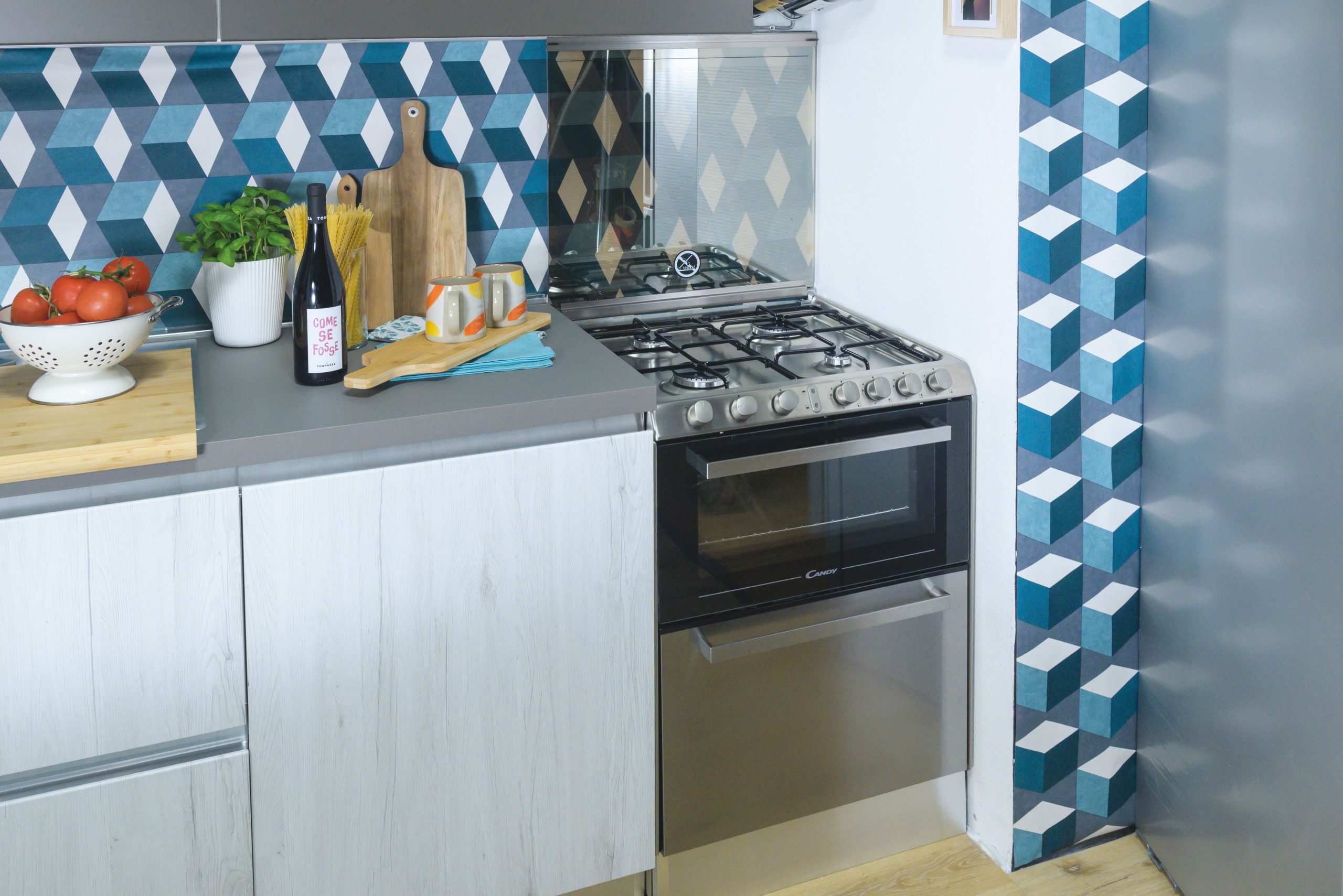 Candy | Oven | TRIO4GXNT/1 | 40 L | Gas | Manual | Knobs | Height 87.5 cm | Width 60 cm | Stainless steel - Image 5