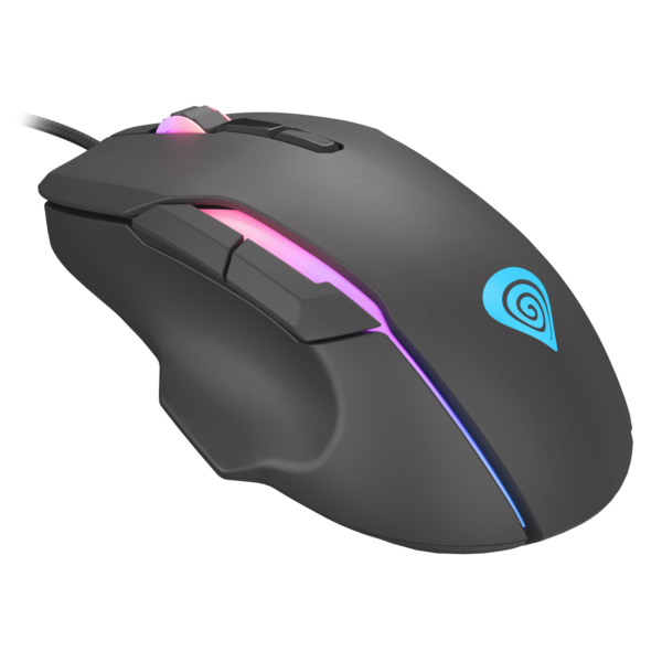 GENESIS Xenon 220 Gaming Mouse, 500 - 6400DPI, Wired, Black | Genesis