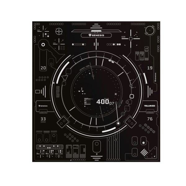 Genesis Tellur 400 Square Hud Floor Mat | Black