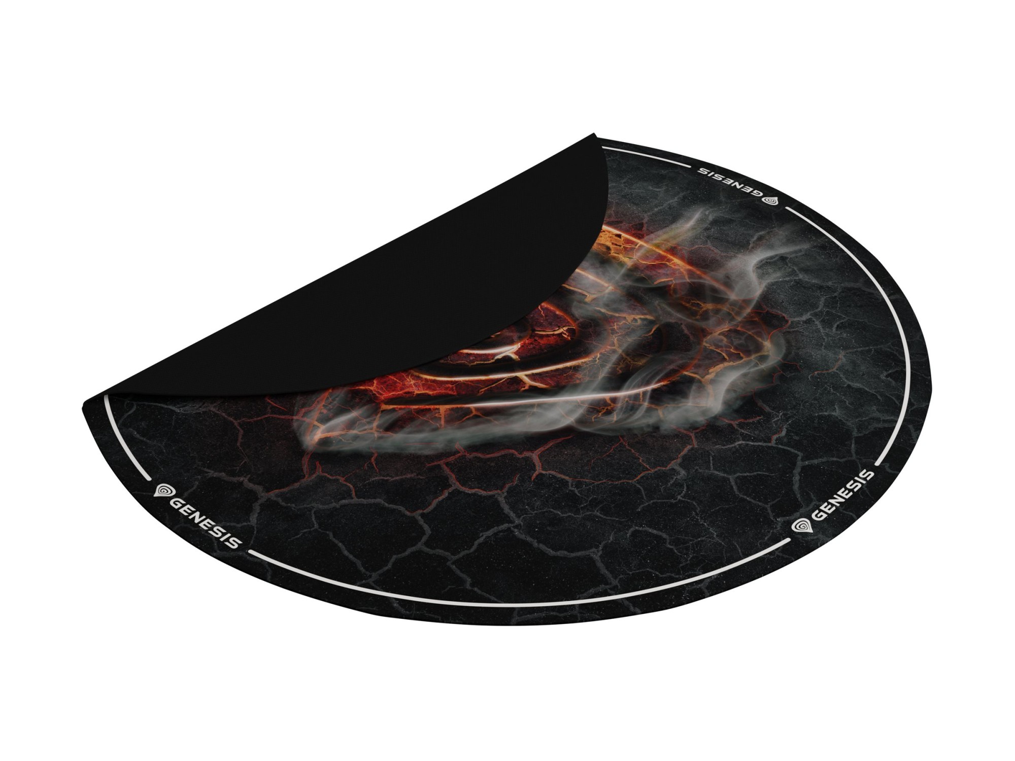 Genesis Tellur 400 Round Lava Floor Mat | Black - Image 5