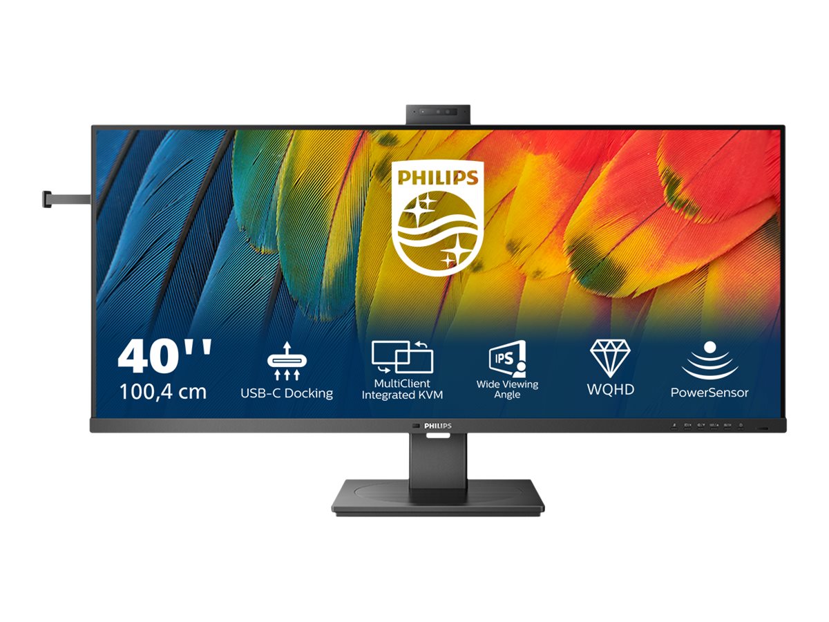 Philips | Business Monitor | 40B1U5601H/00 | 40 " | IPS | 21:9 | 100 Hz | 4 ms | 3440 x 1440 pixels | 300 cd/m² | Black