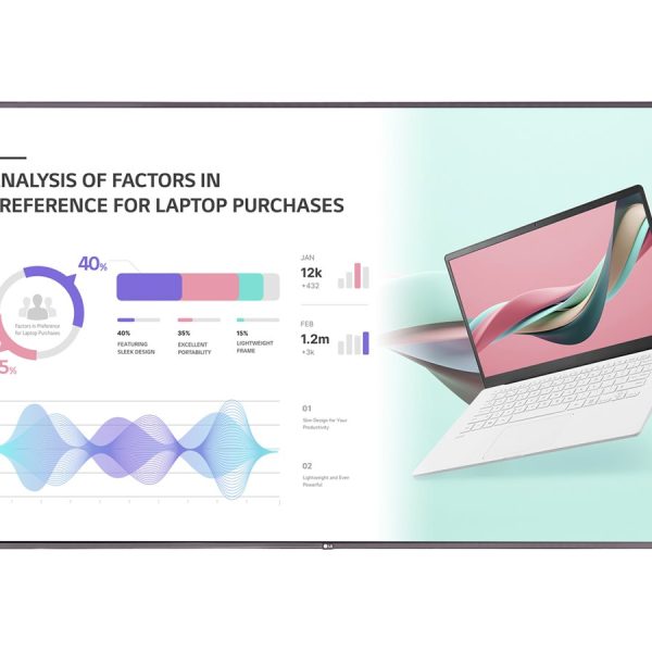 LG | 75UH5J-M | 75 " | Landscape/Portrait | 24/7 | WebOS | 500 cd/m² | 6 ms | 178 ° | 178 °