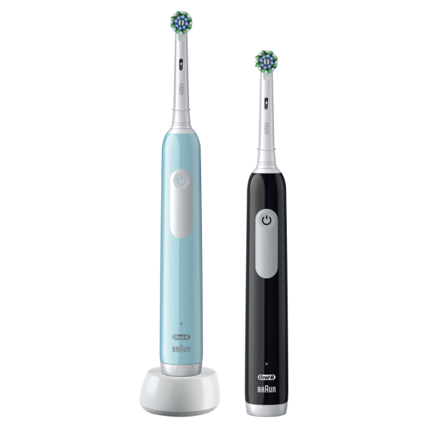 Oral-B | Electric Toothbrush | Pro Series 1 Duo | Rechargeable | For adults | Number of brush heads included 2 | Number of teeth brushing modes 3 | Blue/Black