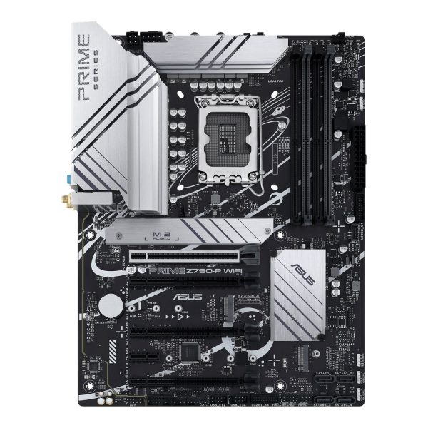 Asus | PRIME Z790-P WIFI | Processor family Intel | Processor socket LGA1700 | DDR5 | Supported hard disk drive interfaces SATA, M.2 | Number of SATA connectors 4