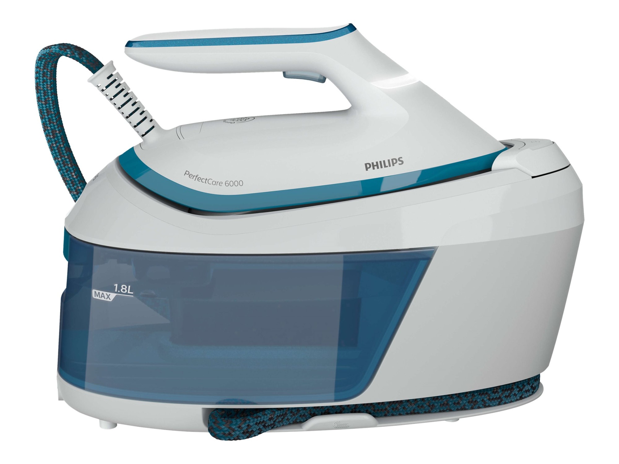 Philips | Steam Generator | PSG6022/20 PerfectCare | 2400 W | 1.8 L | 6.5 bar | Auto power off | Calc-clean function | White/Blue