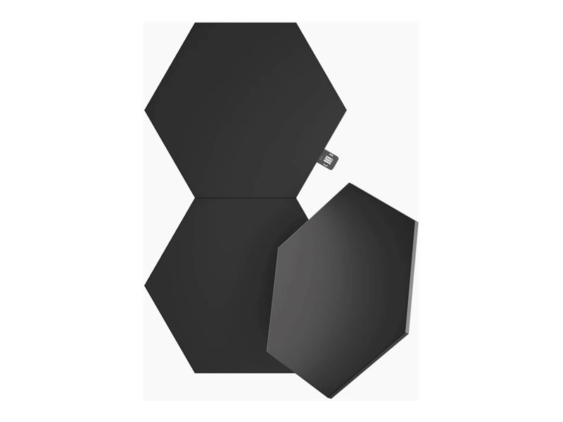 Nanoleaf | Shapes Black Hexagon Expansion pack (3 panels) | 42 W | WiFi