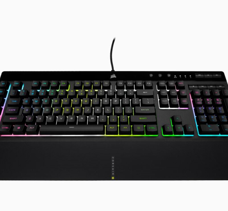Corsair | Rubber Dome | Gaming Keyboard | K55 RGB PRO XT | Gaming keyboard | Wired | RGB LED light | US | Black - Image 7