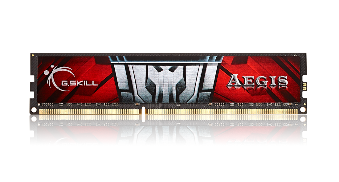 G.Skill | Aegis | 4 GB | DDR3 | 1600 MHz | PC/server | Registered No | ECC No
