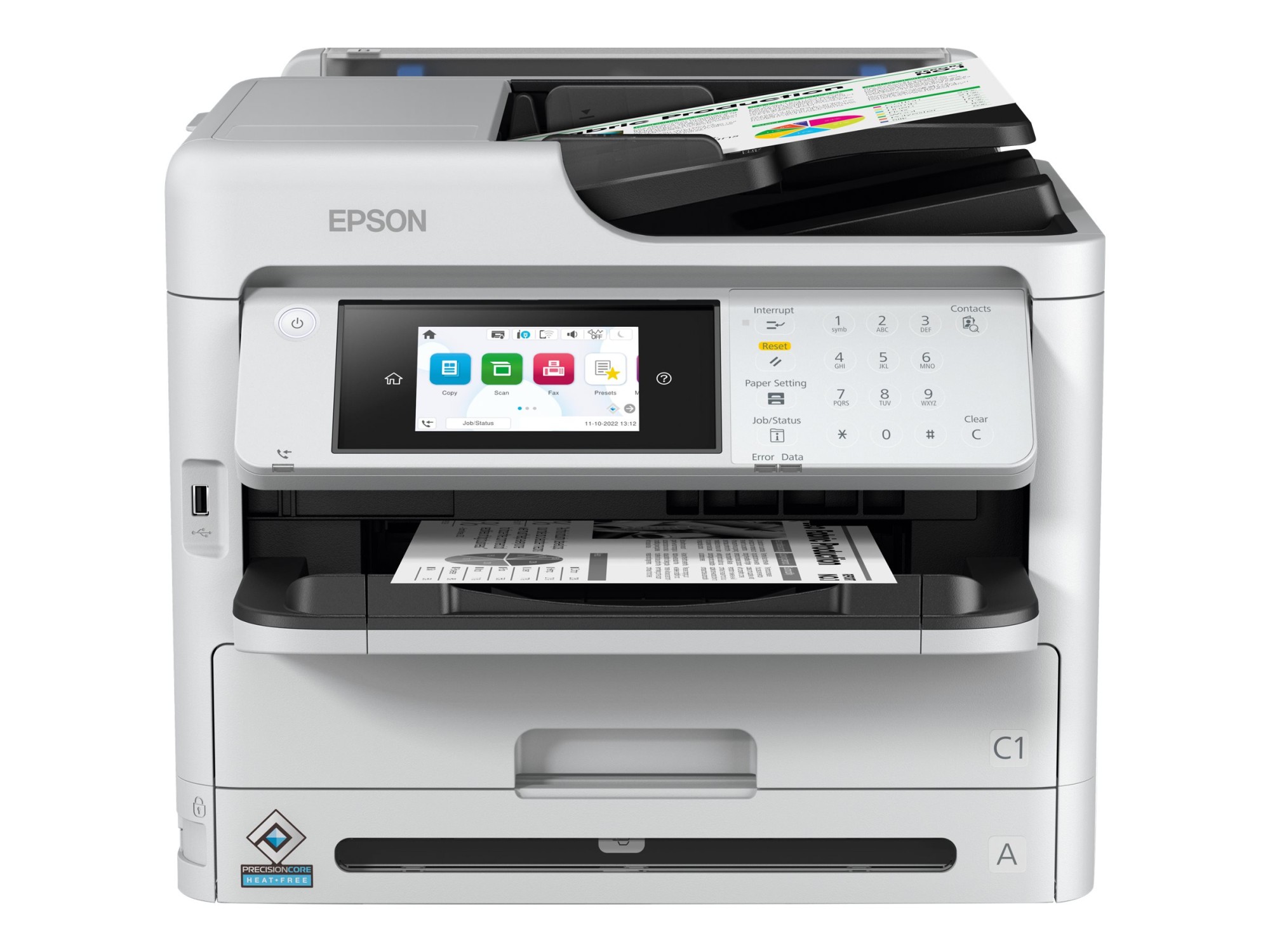 Epson WorkForce Pro | WF-M5899DWF | Inkjet | Mono | Mono Multifunction Printer | A4 | Wi-Fi - Image 4
