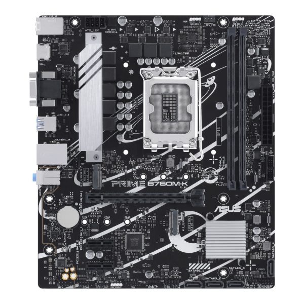 Asus | PRIME B760M-K | Processor family Intel | Processor socket LGA1700 | DDR5 DIMM | Number of SATA connectors 4