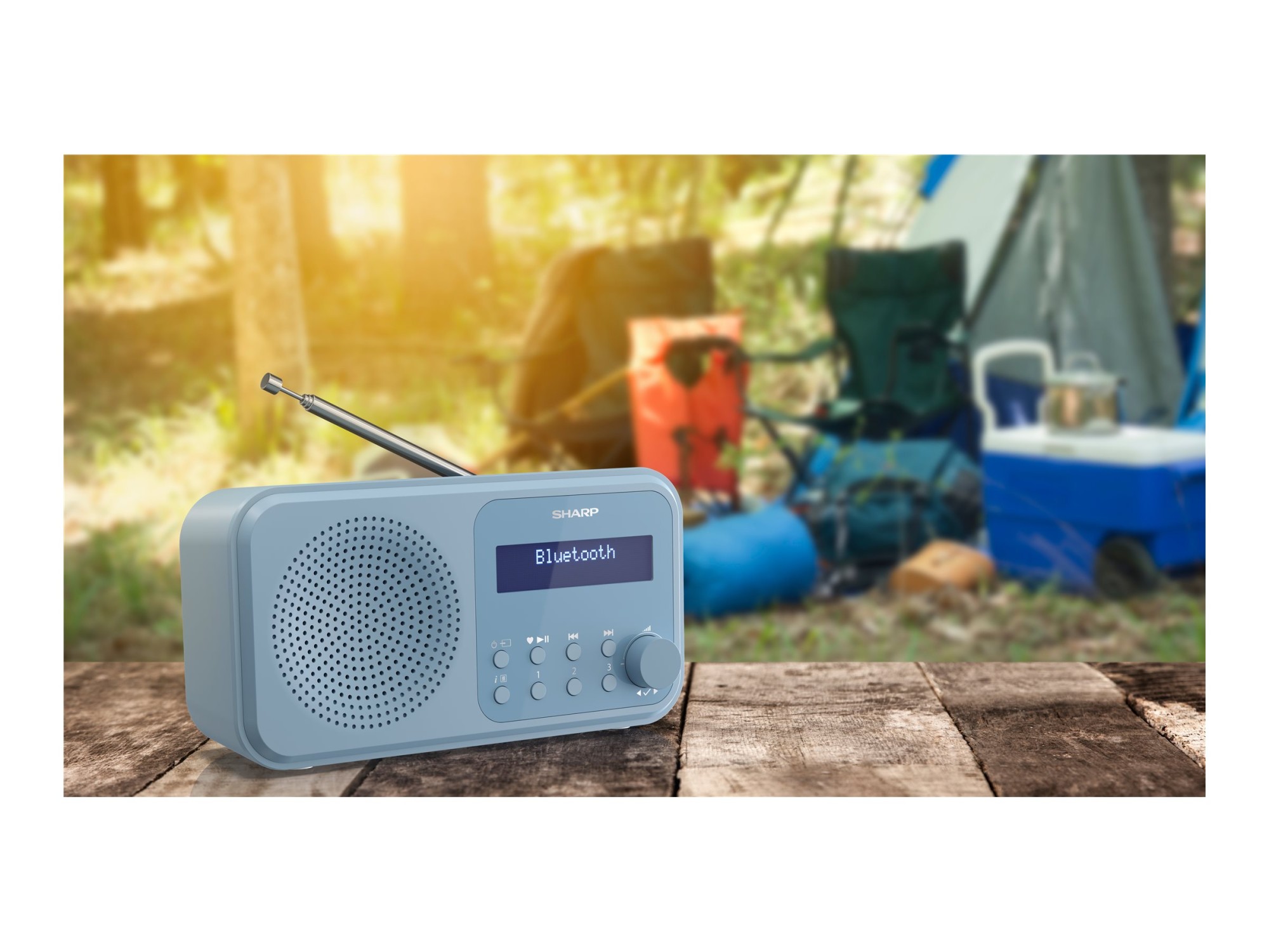 Sharp | Tokyo Digital Radio | DR-P420(BL) | Bluetooth | Blue | Portable | Wireless connection - Image 15