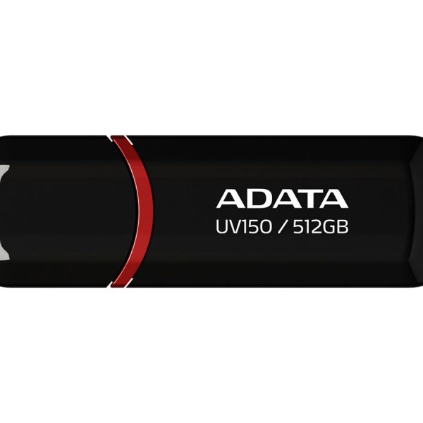 ADATA | USB Flash Drive | UV150 | 512 GB | USB 3.2 Gen1 | Black