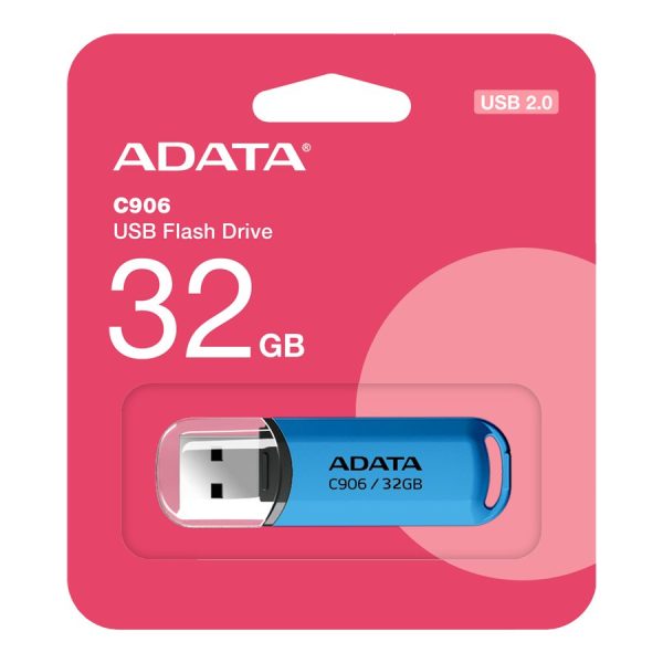 ADATA | USB Flash Drive | C906 | 32 GB | USB 2.0 | Blue