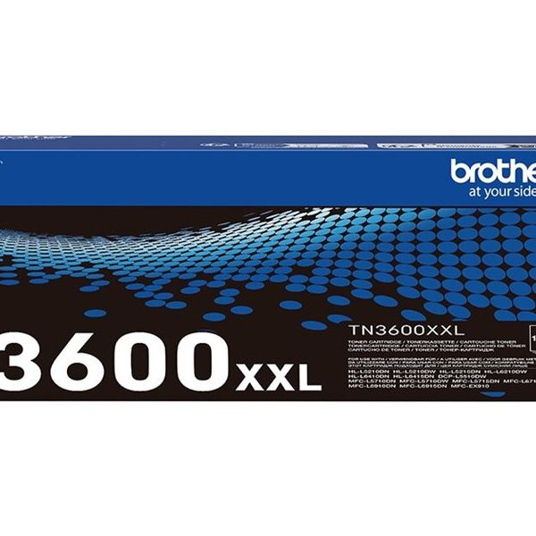 Brother TN-3600XXL Genuine Super High Yield Toner Cartridge, Black | Brother Toner cartridge | Black