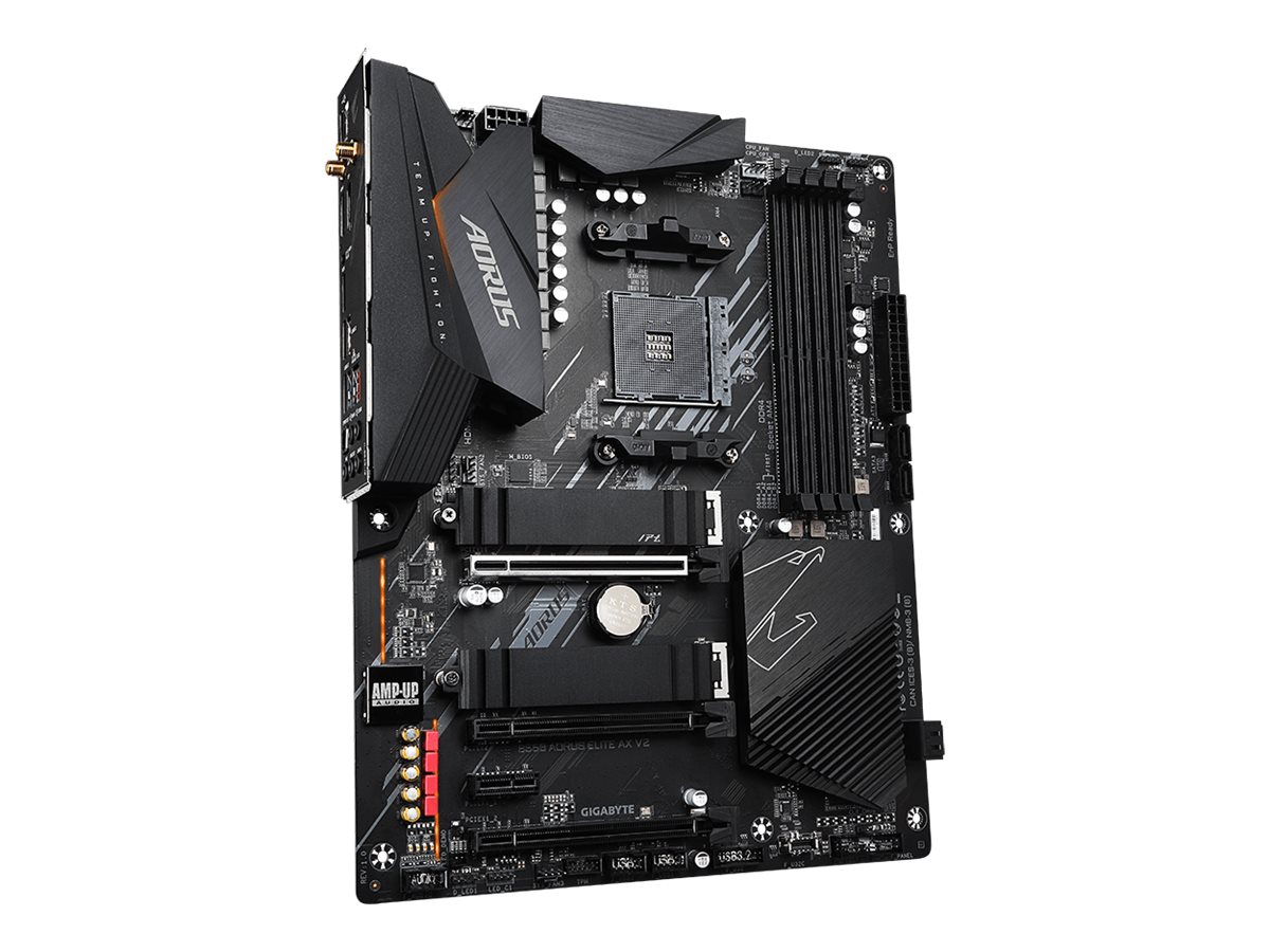 Gigabyte | B550 AORUS ELITE AX V2 1.0 | Processor family AMD | Processor socket AM4 | DDR4 DIMM | Memory slots 4 | Number of SATA connectors 4 x SATA 6Gb/s connectors | Chipset AMD B | ATX - Image 10