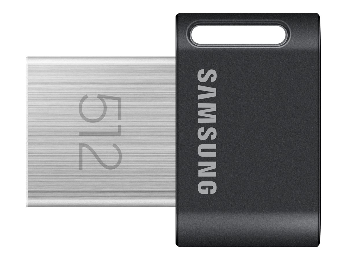 Samsung | FIT Plus | MUF-512AB/APC | 512 GB | USB 3.2 Gen 1 | Gray