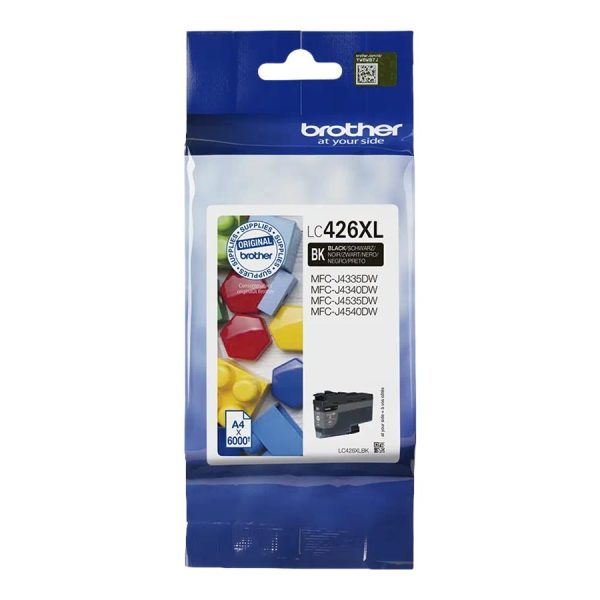 Brother LC426XLBK Genuine Ink Cartridge Black | Brother Brother | LC426XLBK | Brother LC426XLBK - High Yield - black - original - ink cartridge | Ink cartridge | Black