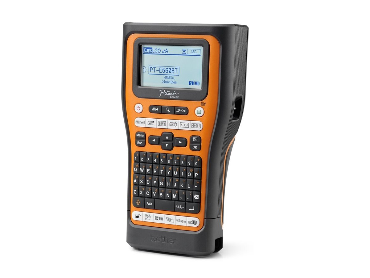 Brother PT-E560BTSP Pro | Thermal | Label Printer | Maximum ISO A-series paper size Other | Orange / Black - Image 5