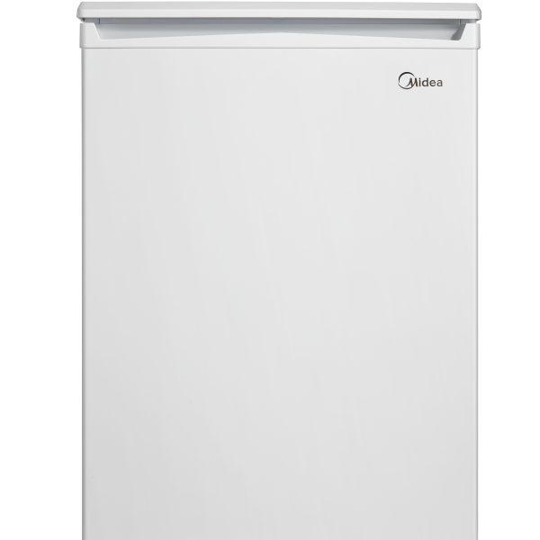 Midea Refrigerator | MDRD168FGE01 | Energy efficiency class E | Free standing | Larder | Height 84.5 cm | Fridge net capacity 97 L | Freezer net capacity 16 L | 39 dB | White