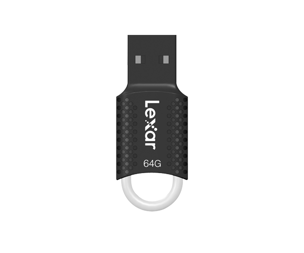 Lexar | USB Flash Drive | JumpDrive V40 | 64 GB | USB 2.0 | Black
