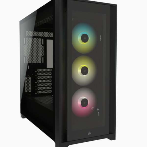 Corsair | RGB Computer Case | iCUE 5000X | Side window | Black | ATX | Power supply included No | ATX