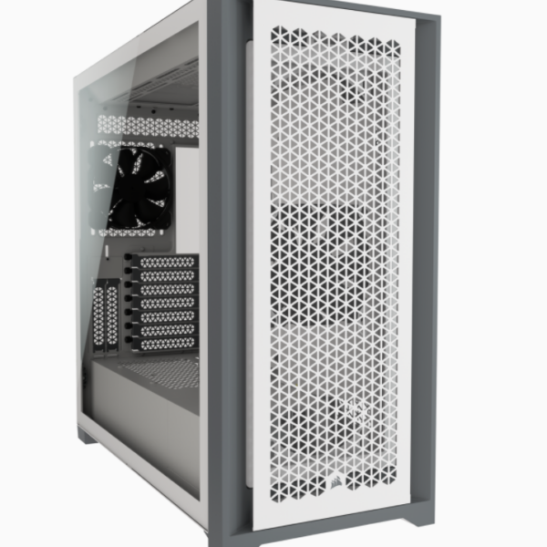 Corsair | Computer Case | iCUE 5000D | Side window | White | ATX | Power supply included No | ATX