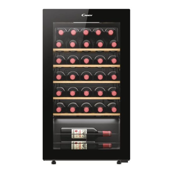 Candy | Wine Cooler | 438063 | Energy efficiency class G | Free standing | Bottles capacity 34 | Black