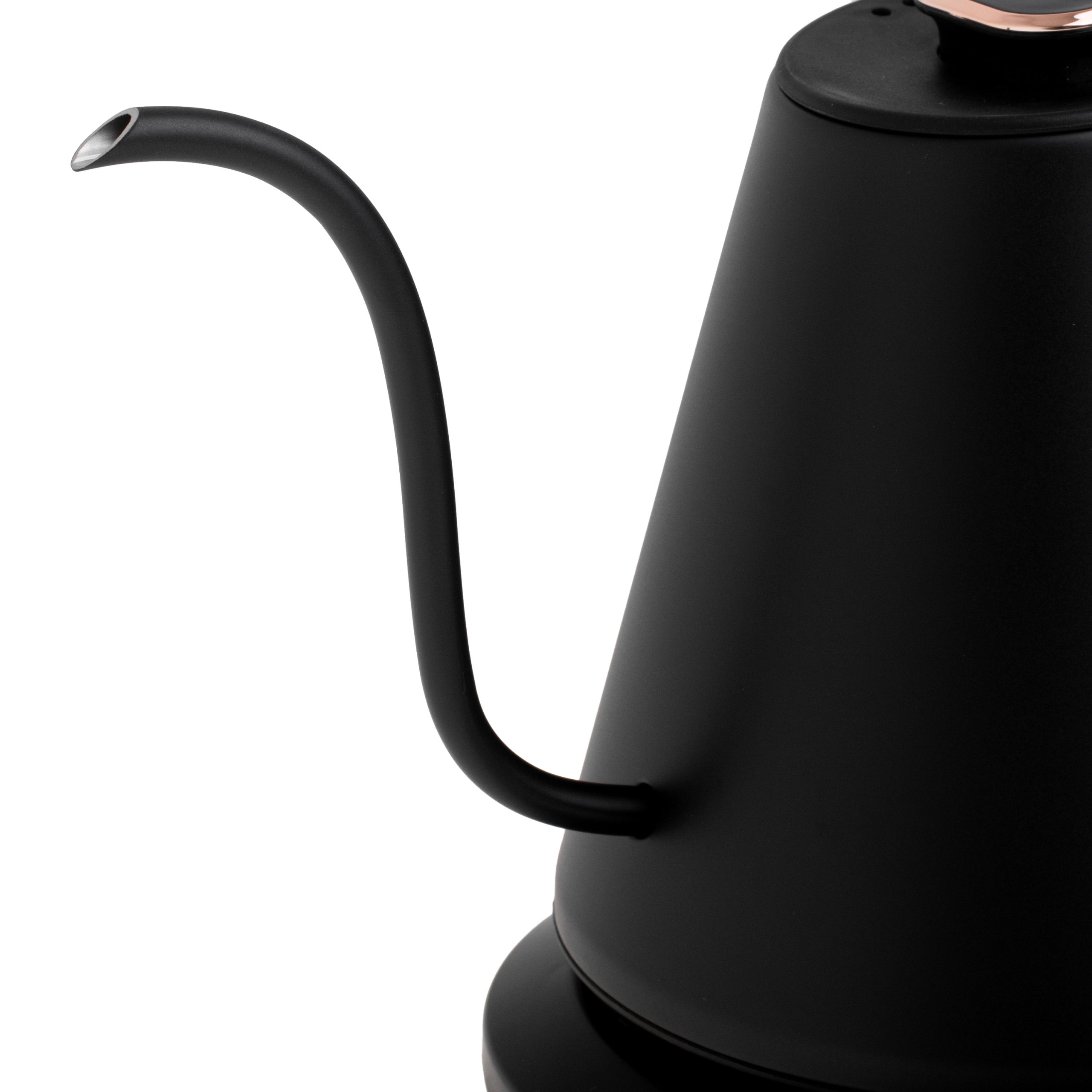 Adler Kettle | AD 1349 | Electric | 1100 W | 1 L | Stainless steel | 360° rotational base | Black/Gold - Image 7