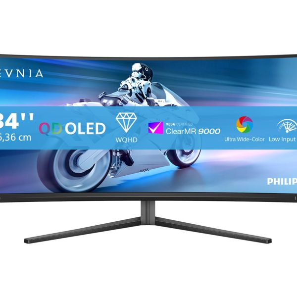 Philips | 34M2C6500/00 Evnia 6000 | 34 " | LED | WQHD | 21:9 | 175 Hz | 0.03 ms | 3440 x 1440 pixels | HDMI ports quantity 2