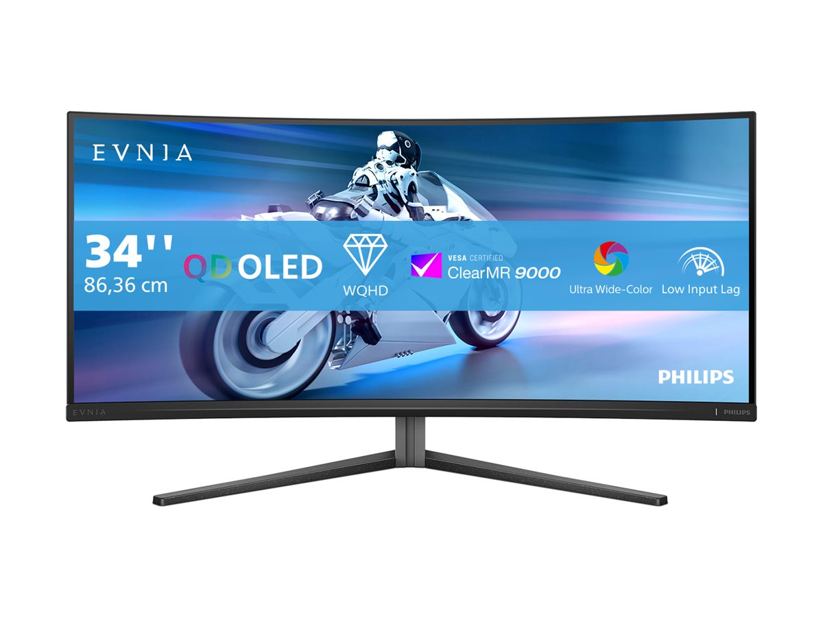 Philips | 34M2C6500/00 Evnia 6000 | 34 " | LED | WQHD | 21:9 | 175 Hz | 0.03 ms | 3440 x 1440 pixels | HDMI ports quantity 2