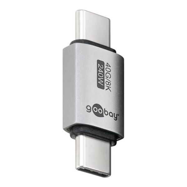 Goobay 74448 USB-C™ Adapter Straight, USB4™ | Goobay