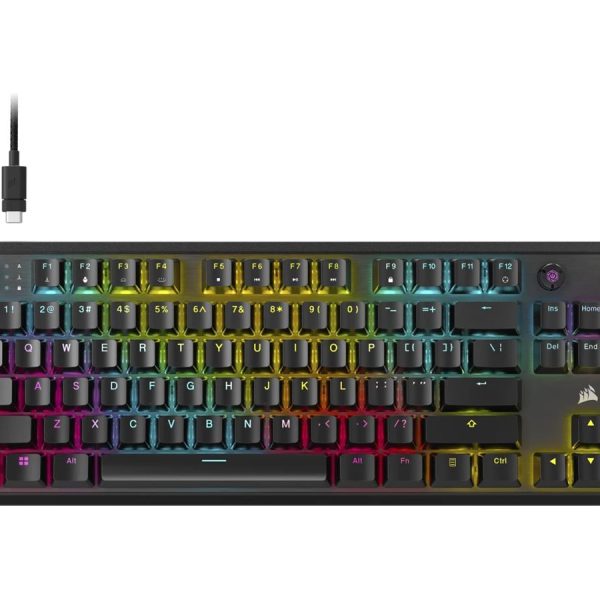Corsair K70 CORE TKL | Tenkeyless Mechanical Gaming Keyboard | Wired | NA | Black | 0.973 g | MLX RED