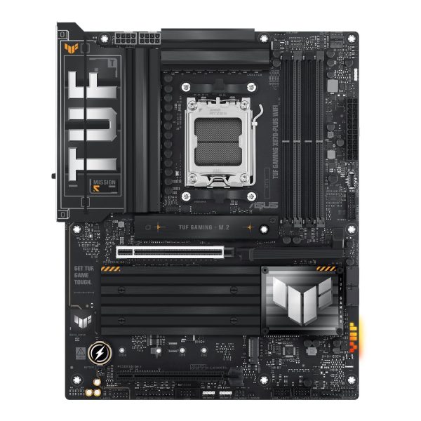 Asus Processor family AMD | Processor socket AM5 | DDR5 DIMM | Memory slots 4 | Supported hard disk drive interfaces SATA, M.2 | Number of SATA connectors 2 | Chipset AMD X870 | ATX