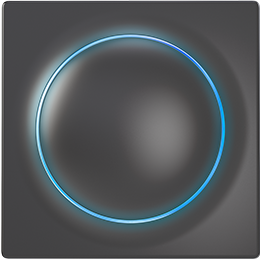 FIBARO Walli Dimmer, Black, Z-Wave EU | Fibaro | Walli Dimmer | FGWDEU-111-8 | Black