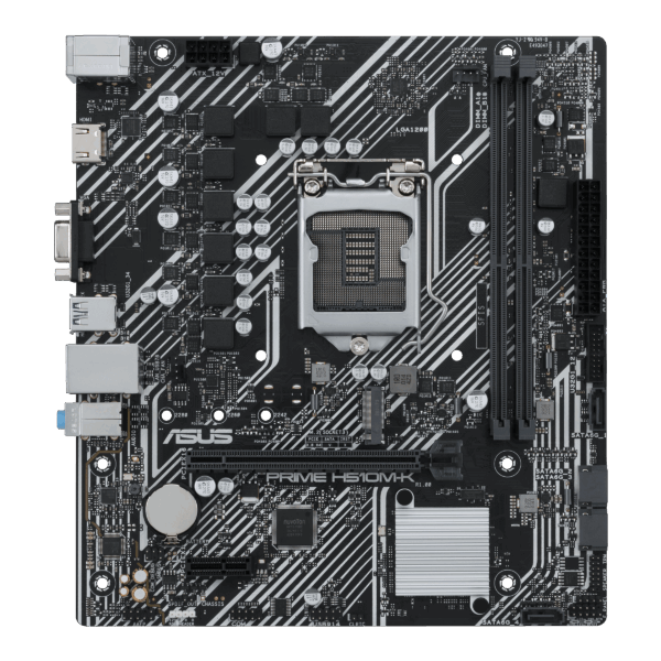 Asus | PRIME H510M-K | Processor family Intel | Processor socket LGA1200 | DDR4 | Memory slots 2 | Supported hard disk drive interfaces SATA, M.2 | Number of SATA connectors 4 | Chipset H510 | Micro ATX