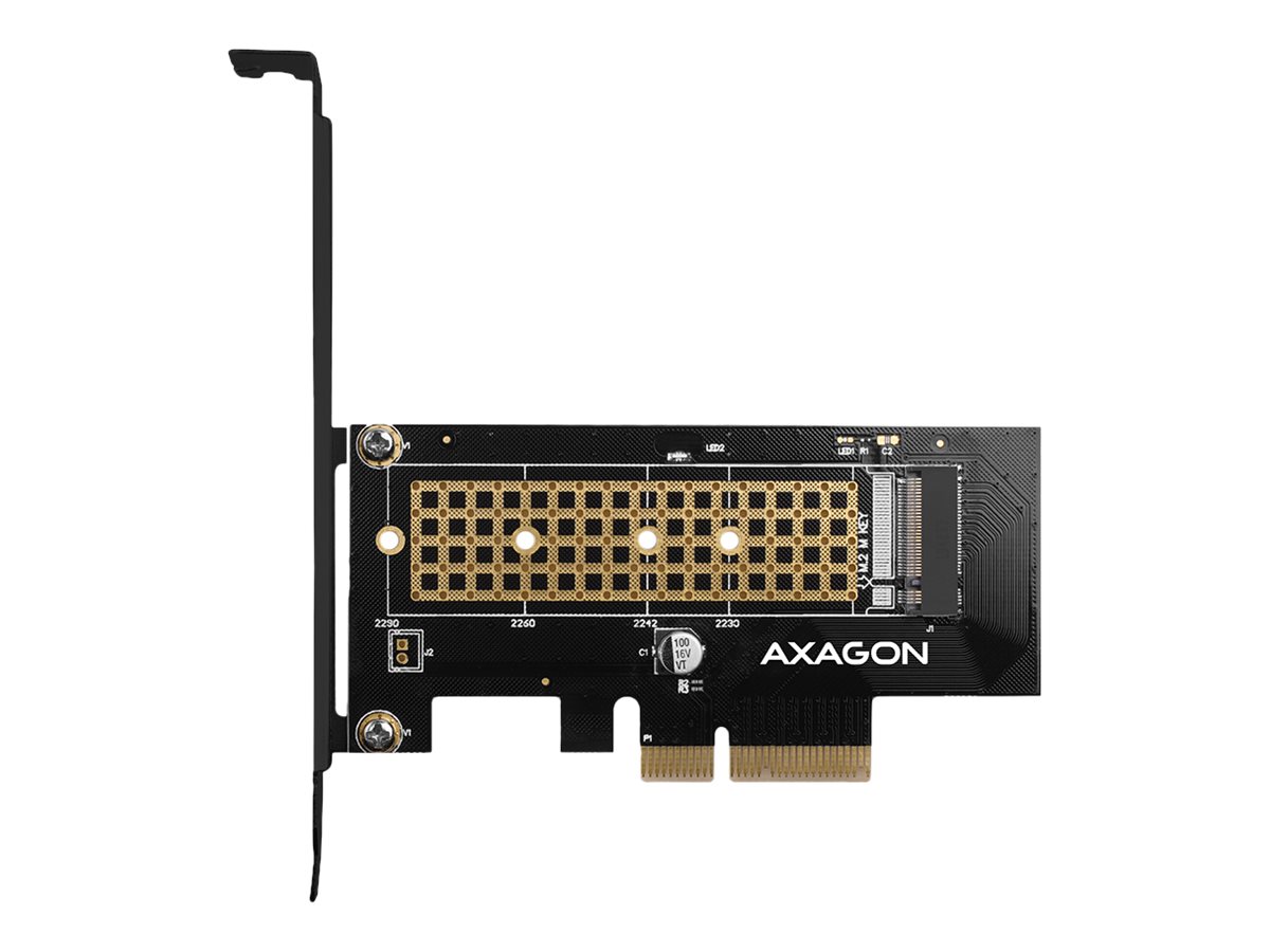 AXAGON The PCI-Express x4 internal adapter for connecting an NVMe M.2 SSD disk to a computer | PCEM2-N - Image 2