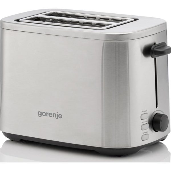 Gorenje Toaster | T800DS | Number of slots 2 | Housing material Stainless steel