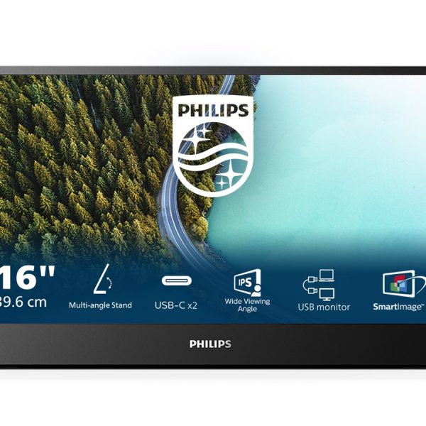 Philips | 16B1P3302D/00 | 16 " | IPS | 75 Hz | 4 ms | 1920 x 1080 pixels | 250 cd/m²