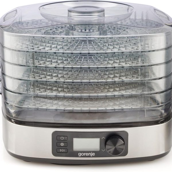 Gorenje | Food Dryer | FDK500DE | Power 380 W | Number of trays 5 | Temperature control | Integrated timer | Stainless steel