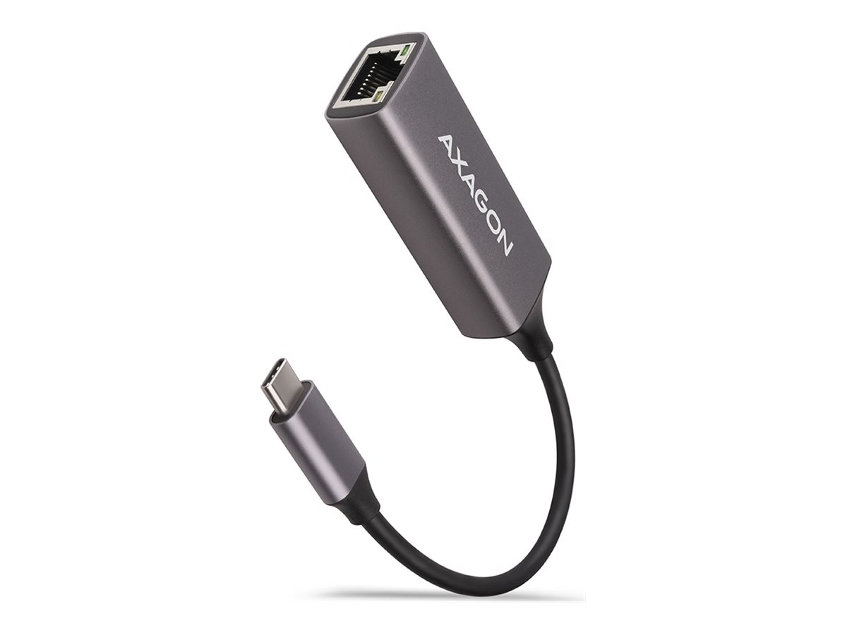 AXAGON ADE-TRC Compact aluminum USB-C 3.2 Gen 1 Gigabit Ethernet 10/100/1000Mbit adapter with automatic installation - Image 2